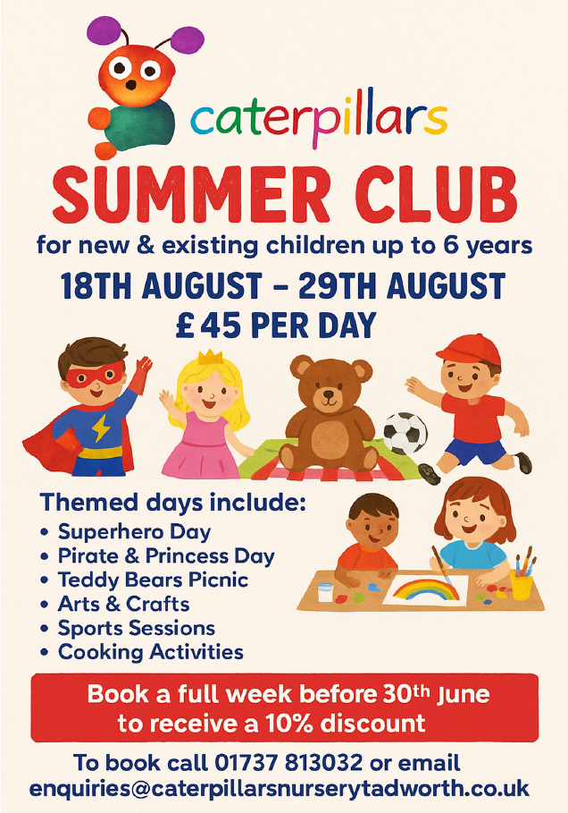 Caterpillars Summer Club 2025