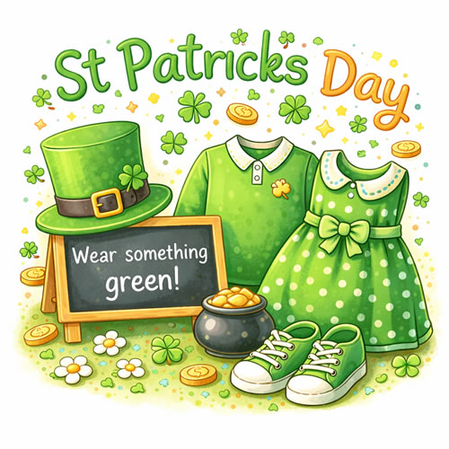 St. Patrick's Day nursery celebration